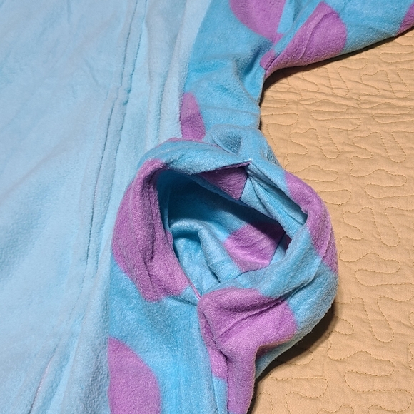 Monsters Inc Sulley Onesie pajamas costume size S - Picture 8 of 11